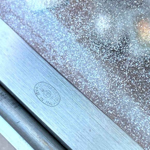 CHANEL 🤍 Rare Sparkle Bling Lucite Emerald Cut Crystal Cuff CC Logo Bracelet 🦄 - Picture 5 of 16